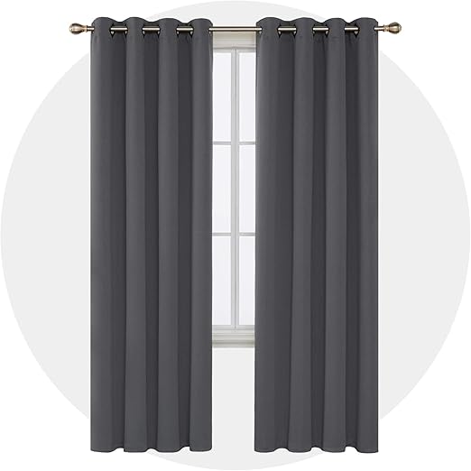 Amazon Com Deconovo Room Darkening Curtains With Grommet Thermal