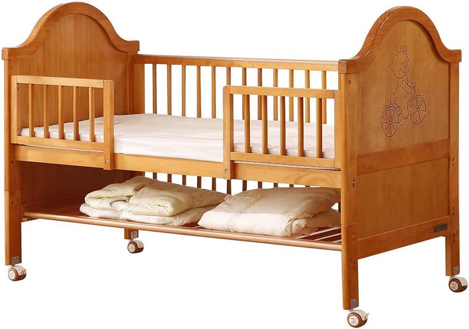 pine cot bed with drawer