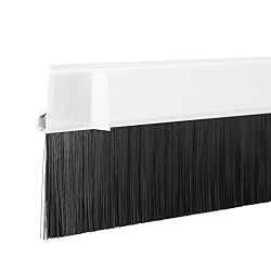 uxcell Self-Adhesive Door Bottom Sweep White