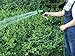 Greenbest Expanding/Expandable Garden Hose, Car Hose,Plastic Hose Hanger, 3/4Nozzel Solid Brass Connector,Double Latex Core,Extra woven Strength Fabric cover,Storage Sack,Spray Nozzle BlackGreen(50FT)