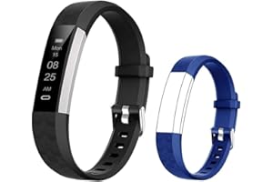 BIGGERFIVE Slim Kids Fitness Tracker Watch for Boys Girls Teens, Waterproof Activity Tracker with Pedometer, Sleep Monitor, Alarm Clock, Calorie Counter, Step Counter (Dual Bands)