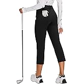 Soneven Womens 4-Way Stretch Ankle Golf Pants 7/8 Casual Dress Work Athletic Travel Workout Sweatpants with 5 Pockets
