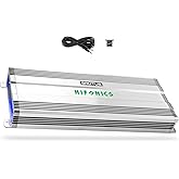 Hifonics Brutus 3000W Class D Monoblock Car Audio Amplifier With VU Meter | 3000W mono block bass amp with built-in VU meter, dual toroidal transformer PWM power supply and shielded inductors