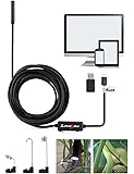 LiteXim Cellphone Inspection camera, 7mm 5M 2MP Endoscope Digital Inspection camera for Android Smartphone with OTG and UVC Function, Compatible with PC