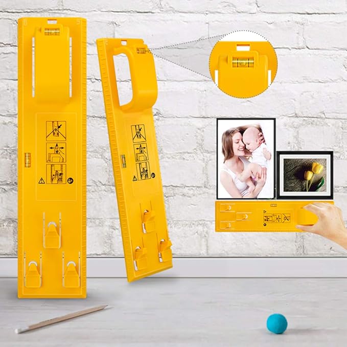 Picture Hanging Tool, Magic Picture Hanger Levels Marking Tool Kit with