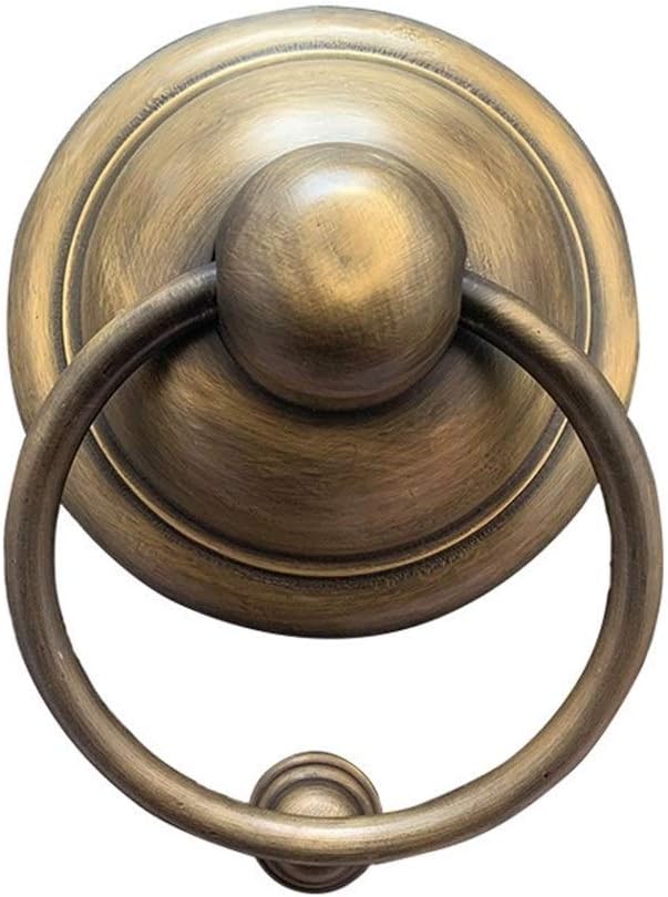 Edmend Aldaba Decoración Cobre Tire Mano Retro Simple Tirador de Puerta