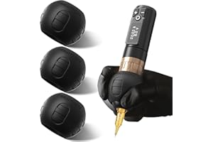 Ambition 54mm Tattoo Grip Cover, 3pcs Food Grade Silicone Tattoo Gun Wrap High Temperature Sterilizable Supply for 32mm-34mm Rotary Tattoo Pen Machine