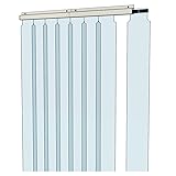 Awoco 42" x 84" Vinyl Strip Climate Control Curtain