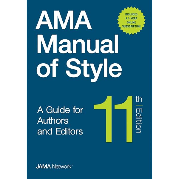 Amazon.com: AMA Manual of Style: A Guide for Authors and Editors