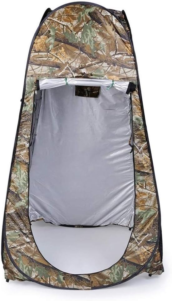 weichuang Außenzelt Außen Umzug Dusche Toilette Tent Privatsphäre ändern Bad Shelter Anproberaum Wasserdicht Pop Up-Zelt mit Tasche Camouflage Zelt