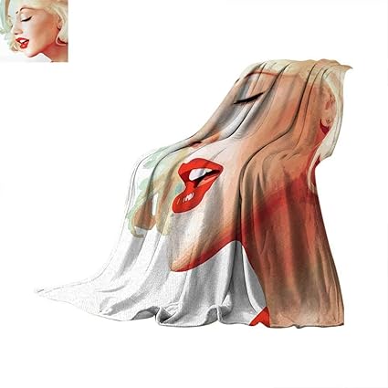 Amazon Com Girls Digital Printing Blanket Blonde Hair Western