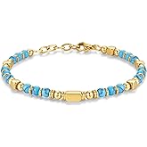 Beaded Bracelets for Women - Silver and Gold Boho Bracelets, Trendy Jewelry Gifts for Lover, Mom, Friends