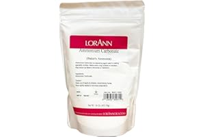 LorAnn Oils Baker's Ammonia (Ammonium Carbonate) - Ideal for Springerle & Thin, Crispy Cookies, Perfect with Wooden Cookie Mo