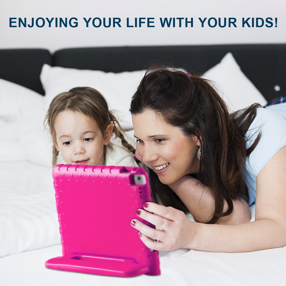 New iPad 9.7 2018 2017 Kids Case 9.7in iPad Air 1 2 Case Shockproof Childproof Lightweight With Screen Protection Convertible Handle Stand Tablet Case for 6th 5th Generation iPad 9.7\