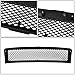 Compatible with Dodge Ram Diamond Mesh Front Upper Bumper Grille Guard (Glossy Black) - BR BE 2nd gen
