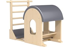 GDMSTIH Pilates Barrel, Pilates Spine Corrector is Designed for People who Work in Offices, Pilates Arc Corrects Posture, Relaxes,Stretches to Make The Spine Soft and Supple- Sturdy Solid-91Z6bK