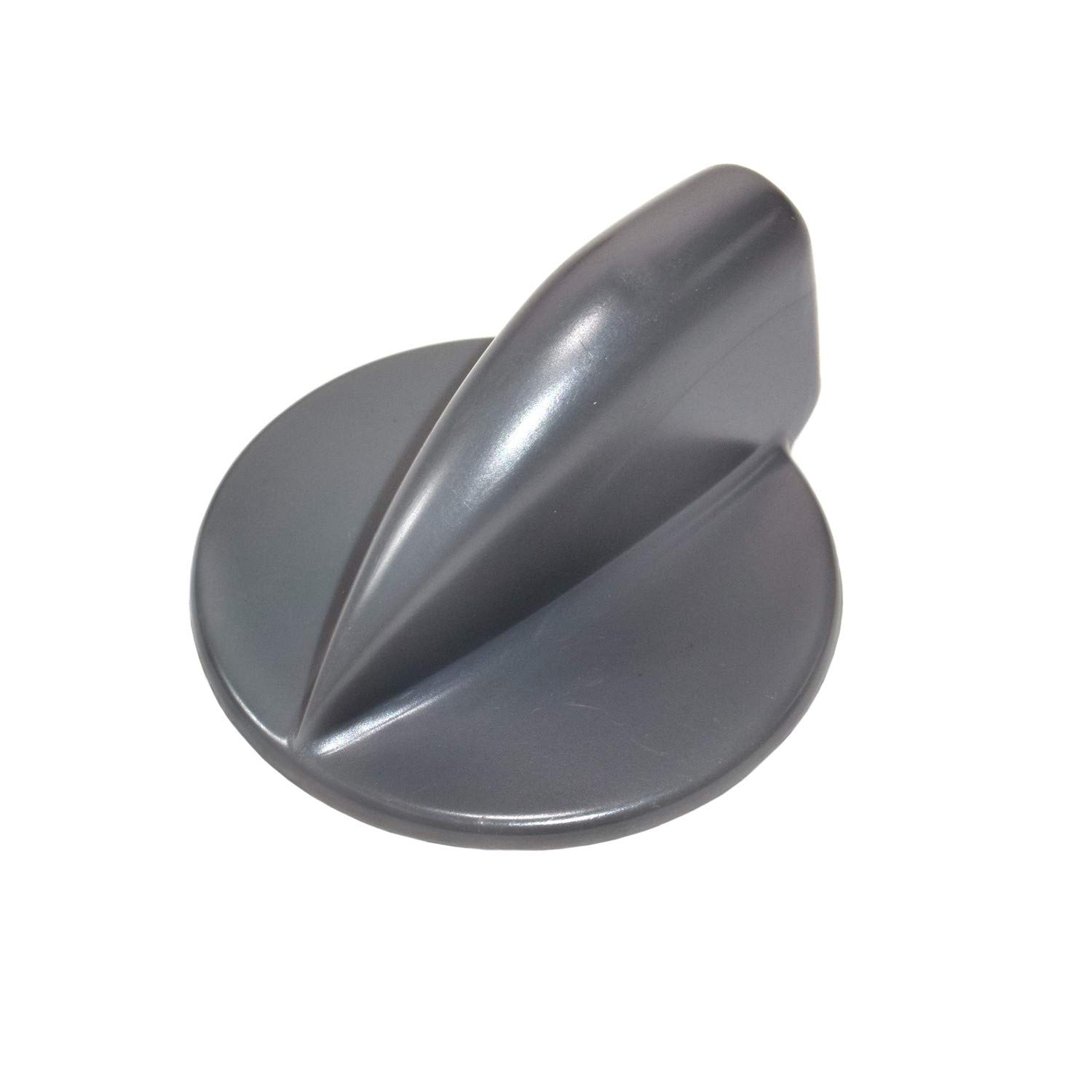 HQRP Gray Duet Washer Dryer Control Knob Replacement for Whirlpool GEW9200LL1 GEW9260PW1 GGW9200LW1 GGW9260PW1 GHW9250MW0 GHW9400PL2 GHW9460PW4 YGEW9200LL1 YGEW9250PW1 plus HQRP Coaster