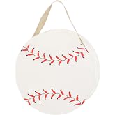 Fun Costumes Baseball Trick or Treat Candy Bucket for Halloween - Baseball Costume Accessory for Kids - Sports Themed Treat Bag, White (Standard)