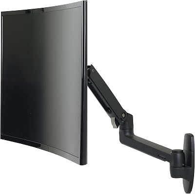 Ergotron LX Single Monitor Arm VESA Wall Mount for Monitors Up to 34 Inches