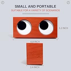 MENG ZHI AO Desktop Big Eyes Clock Rotating Eyes