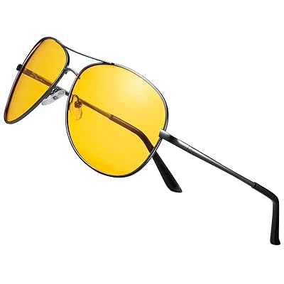 Night Vision Glasses for Driving - FEIDU HD night driving glasses anti glare polarized mens women glasses