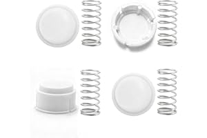 Cooler Lid Button & Spring Replacement Kit (4-Pack) - OEM Size Fit for Playmate Armor™ 43400, Mini™ 13054, The Boss™ 43582 Mo