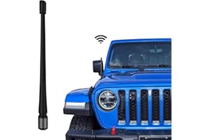 Yunukin 7 inch Car Antenna Compatible with Jeep Wrangler Gladiator JK JKU JL JLU Rubicon Sahara (2007-2023), Waterproof Anten