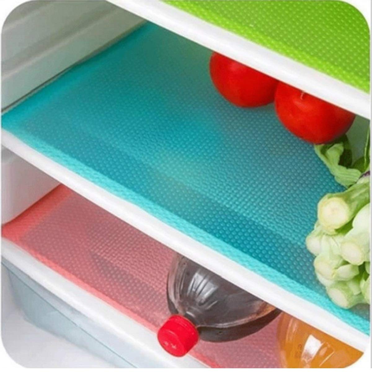 TECHSON - 8 Alfombrillas de refrigerador, de plástico ...