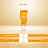 Uveblock SPF 50+ Dry Touch Ultra-Fluid Sunscreen 40ml Face Neck view 2