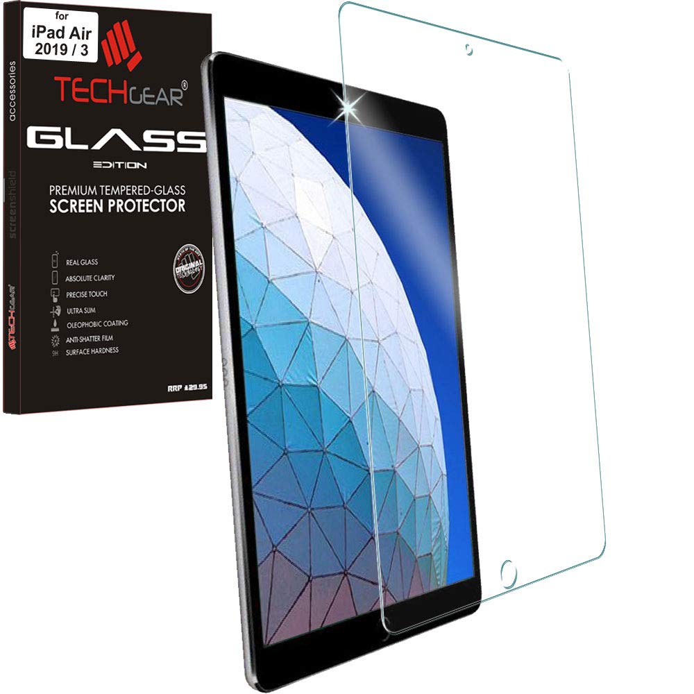 TECHGEAR Anti-Glare Screen Protector for iPad Air 3rd Gen (2019) 10.5" - MATTE GLASS Edition Genuine Tempered Glass Screen Protector Guard Cover Compatible with Apple iPad Air 3rd Generation