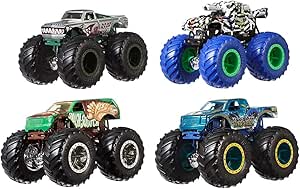 Hot wheels Monster Trucks , pack de 4 coches de juguete ...