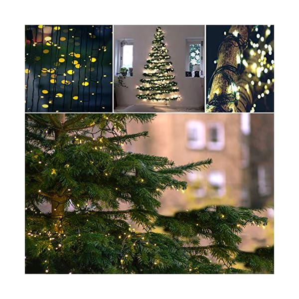 Extra Long 95ft 240 Led Christmas String Lights Outdoor Indoor Ultra Bright Christmas Tree Lights Waterproof Green Wire Blinkee Com