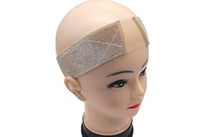 Velvet Lace Wig Grip Comfort Band - Adjustable No-slip Headband for Securing Wigs - 1Pc Nude/Beige