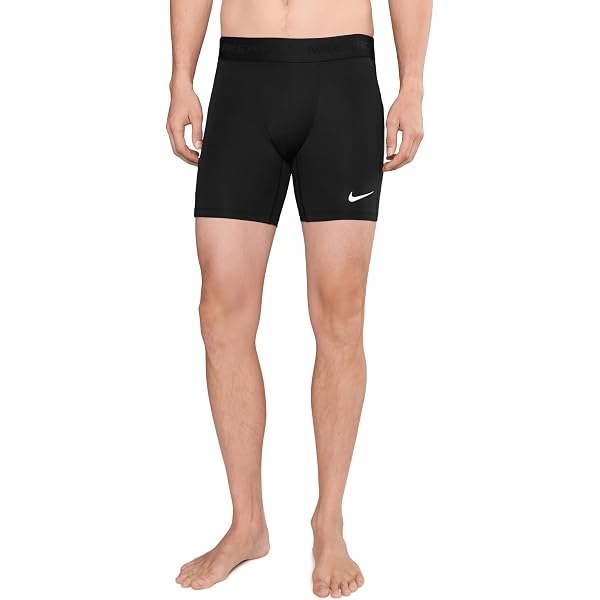 Nike Pro Dri-FIT Men's Long Shorts, XXL, White/Black/Black at