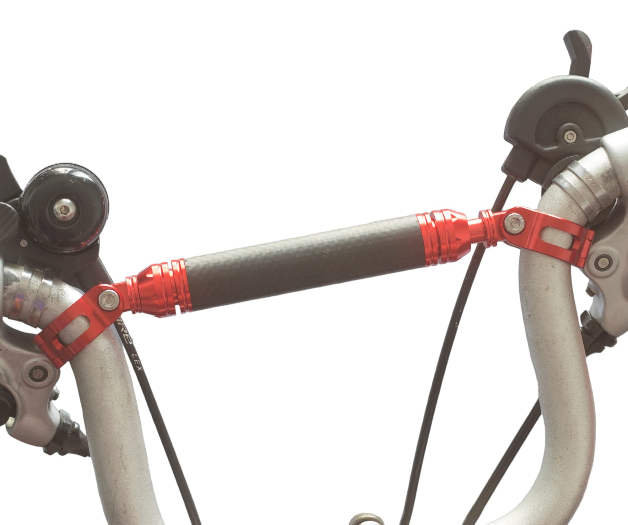 Handlebar Gadget Bridge for BROMPTON Computer / Phone Holder in RED