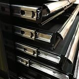 US PRO 16 Drawer Mechanics Roll Cabinet Tool Box Chest Black view 7