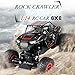 Blexy 6WD RC Cars, 1/14 Scale 2.4Ghz High Speed Electric Remote Control Off-Road Climbing Truck, Radio Controlled Rock Crawler, All-Terrain RTR Buggy Black