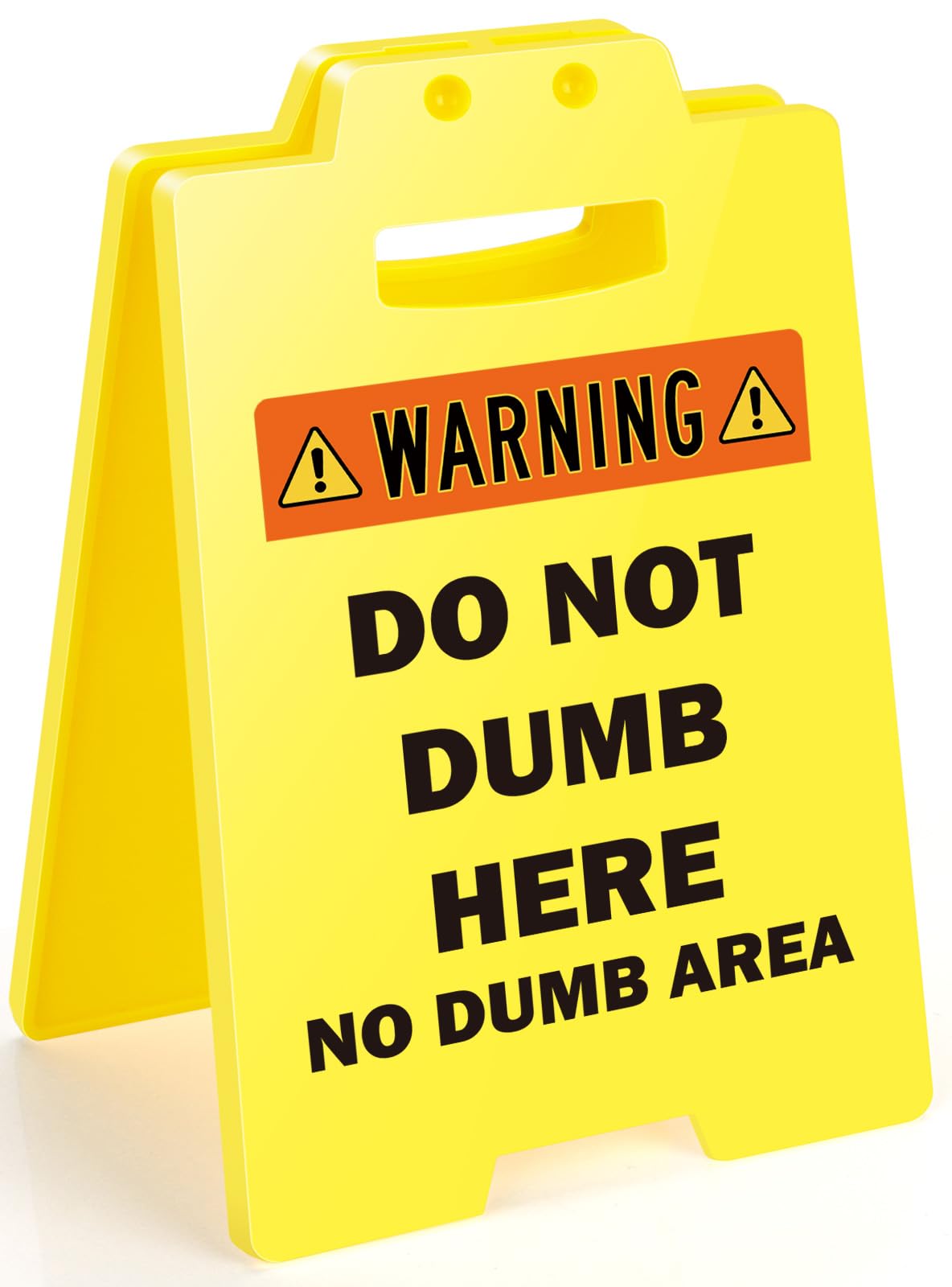 MBL Funny Employee Appreciation Gifts - Fun Gag Office Decor Desk Accessories Cubicle Supplies Gift for Coworker Boss Lady Bosses Day Women Teammate Team Employees, DO NOT DUMB HERE NO DUMB AREA