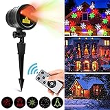 Christmas Laser Lights, Vansky 2017 Upgraded Amazing Christmas Projector Lights Red and Green Star Shower Laser Lights for Christmas,Holiday Party, Landscape and Garden Decorations