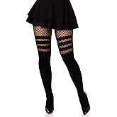 Leg Avenue Women's Dark Alternative Fishnet Tights