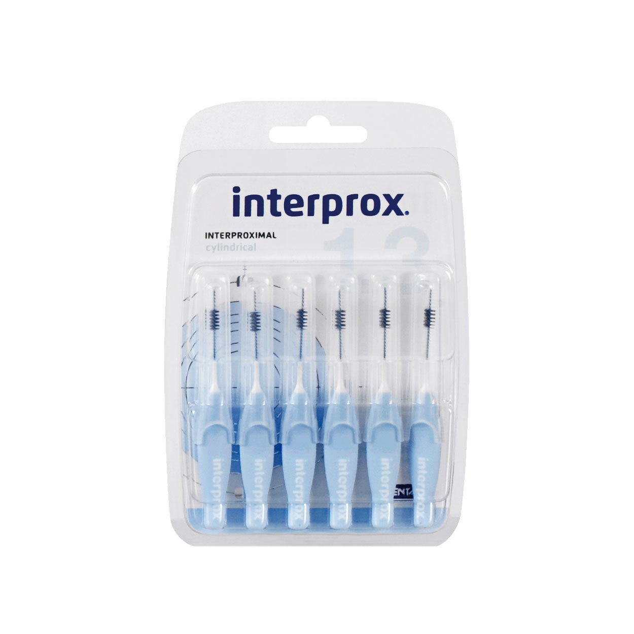 Interprox Interdental Brush Cylindrical Blue 6 piece, pack of 3 (3x 6 pieces)