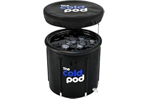 The Cold Pod Ice Bath Tub for Athletes with Cover: 85 Gallons Cold Plunge Tub for Recovery, Multiple Layered Portable Ice Bat