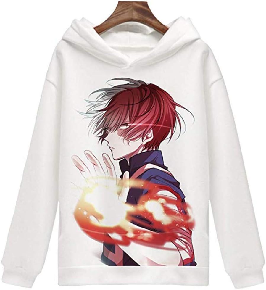 My Hero Academia Hoodie 3D Printed Long Sleeve Bakugo Izuku Midoriya Jacket Pullover Sweatshirt