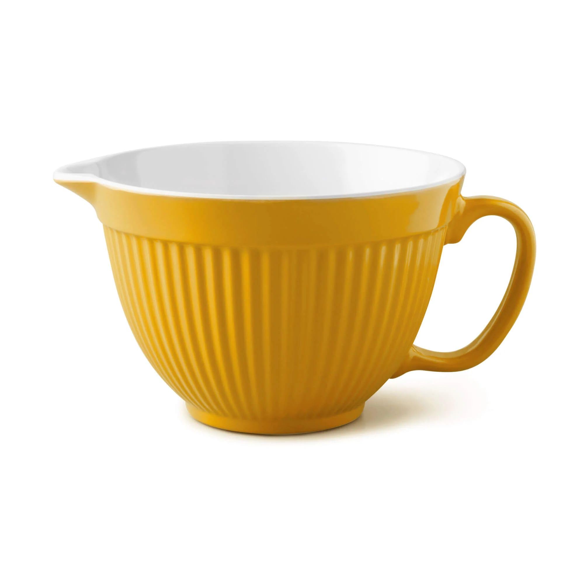 Zeal G208M Two Tone Mixing Bowl/Batter Jug 20cm, Melamine, Mustard