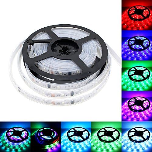 Ybencon 32.8ft 10M SMD 5050 RGB Dream color 6803 IC LED Strip Light IP67 Water-resistant