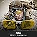 BLUPOND Sports Sunglasses for Men/Women - Anti Fog Polarized Shooting Safety Glasses for Ultimate Eye Protection