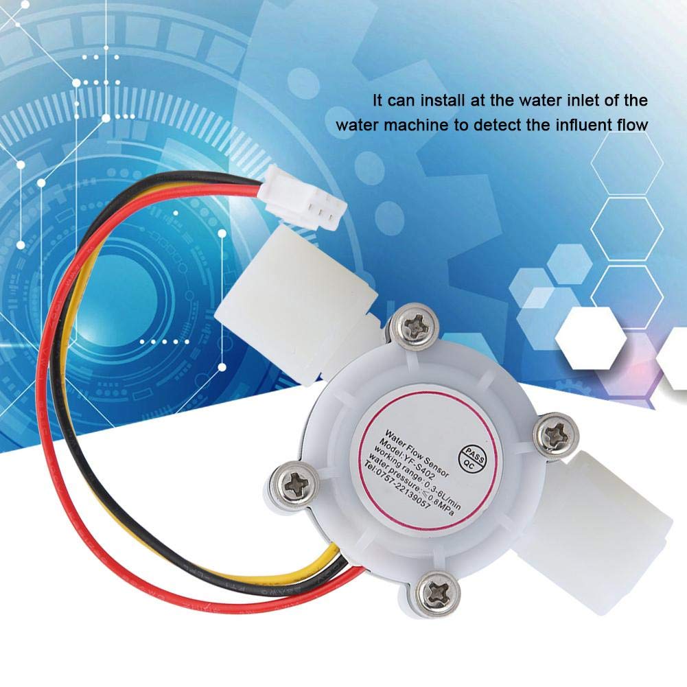 Water Sensor, YF-S402 0.3-6L 2 Water Sensor Control Meter G1 / 4 for Water Coolerwasserwaage blase sensor - Image 5