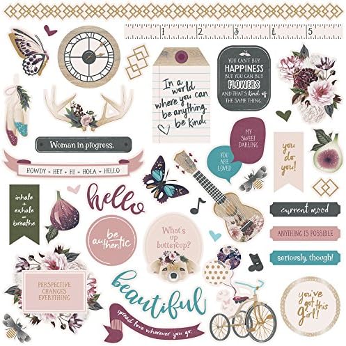 Gypsy Rose Photoplay Paper Element Stickersÿ
