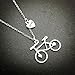 30pcs Bicycle Bike Sports Charm Pendant for DIY Crafting Key Chain Bracelet Necklace Jewelry Making Findings(AntiqueSilver)