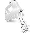 KitchenAid KHM512WH 5-Speed Ultra Power Hand Mixer, White